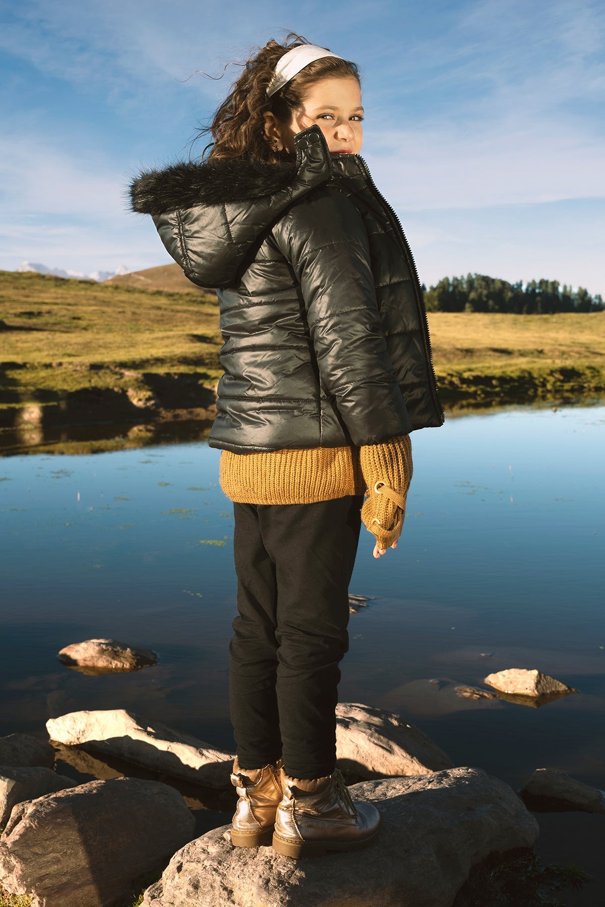 Fur Hooded Jacket - IGJ600424 - Shop Now at Leisure Club