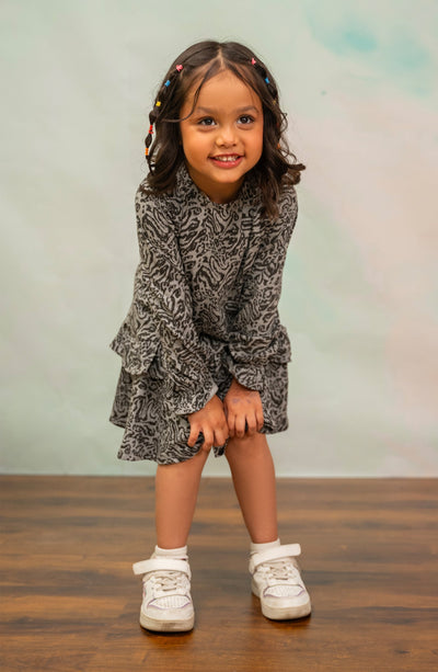 Unicorn Color Heart Print Dress - IGKD700124 - Shop Now at Leisure Club