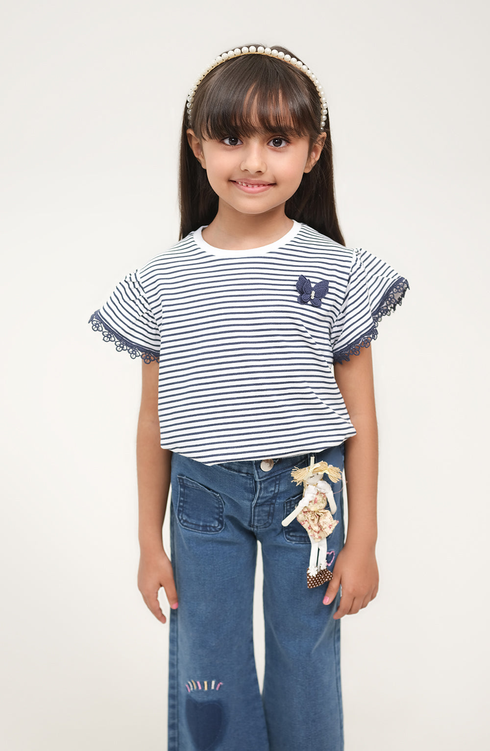 Girls Striper Top - IGKT700125 - Shop Now at Leisure Club