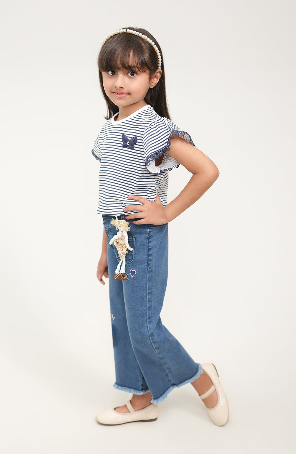 Girls Striper Top - IGKT700125 - Shop Now at Leisure Club