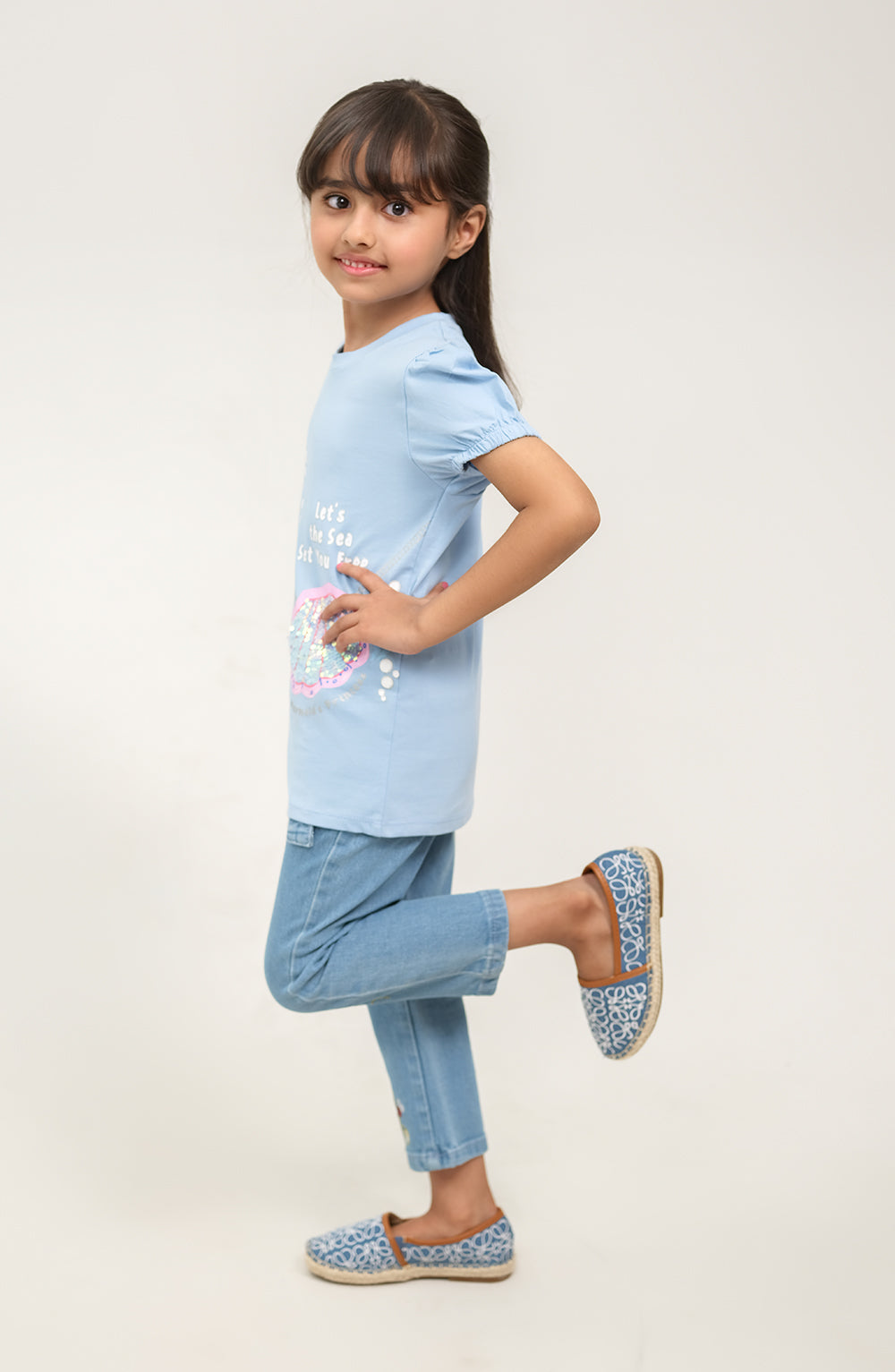 Girls Knitwear T-Shirt