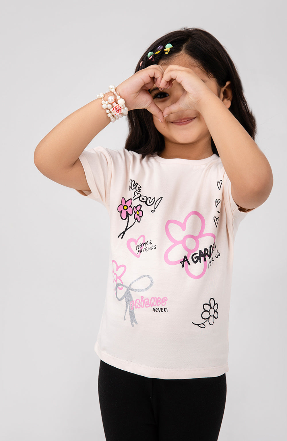 Girls Floral T-Shirt - IGKT707325 - Shop Now at Leisure Club