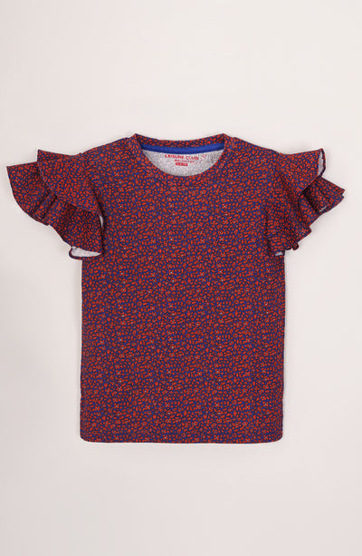 Girls Floral Top - IGKT753325 - Shop Now at Leisure Club