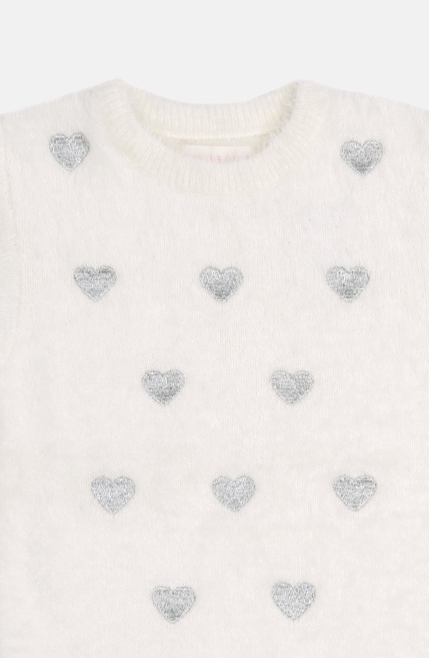 Tilla Heart Embroidery Sweater