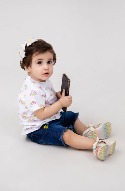 Girls Rainbow Co-Ord Set - IGSU705125 - Shop Now at Leisure Club