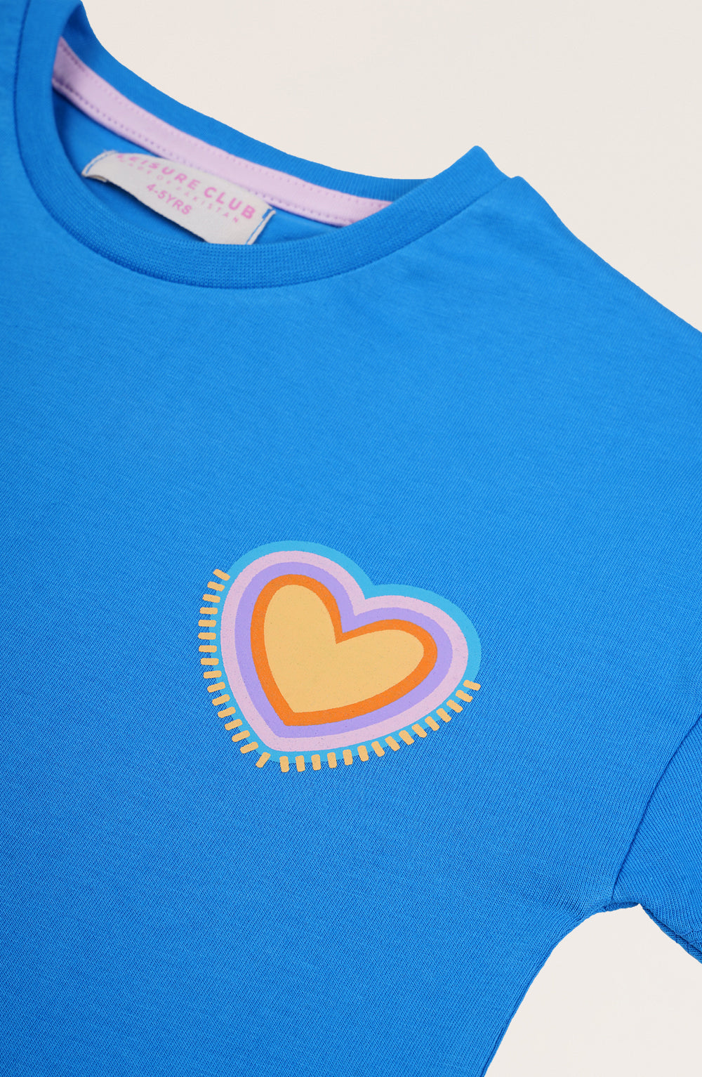 Baby Girls Colorful Heart Co-Ord Set-IGSU706125