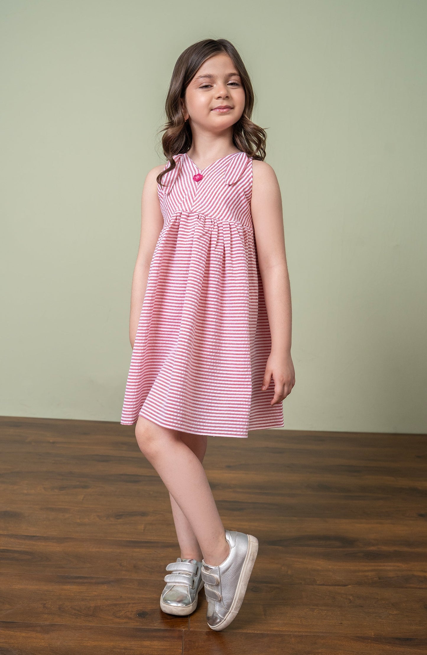 Red Stripe Dress