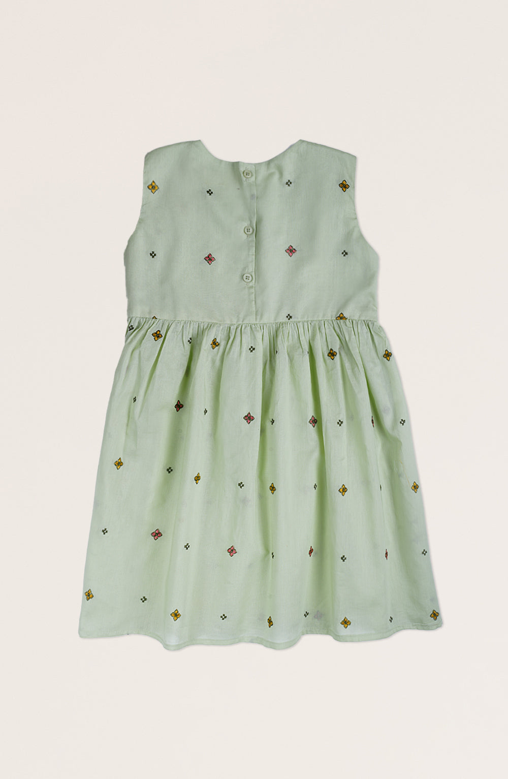 Girls Embroidered Smoked Dress - IGWD711125 - Shop Now at Leisure Club