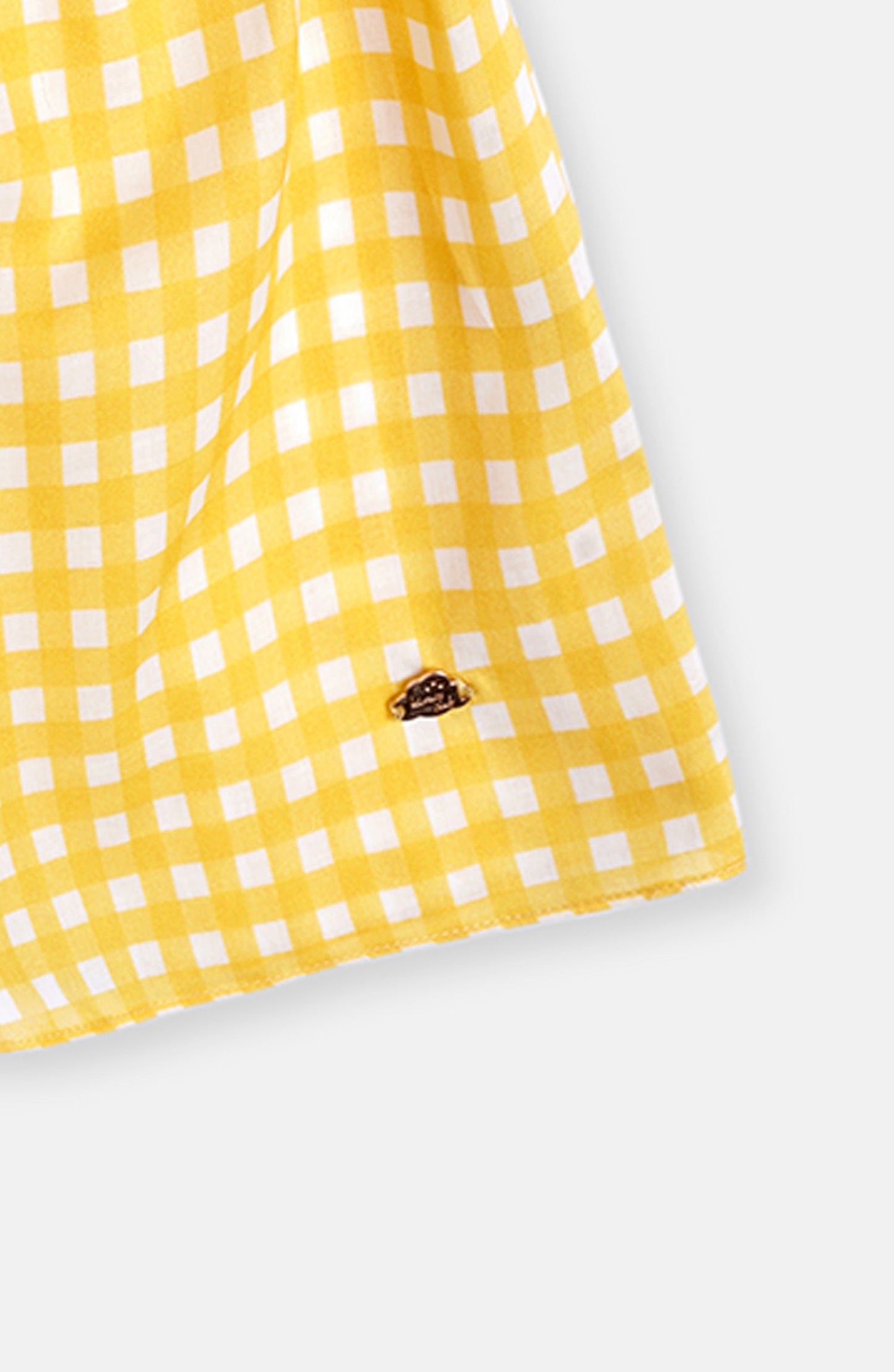 Baby Collar Checked Dress