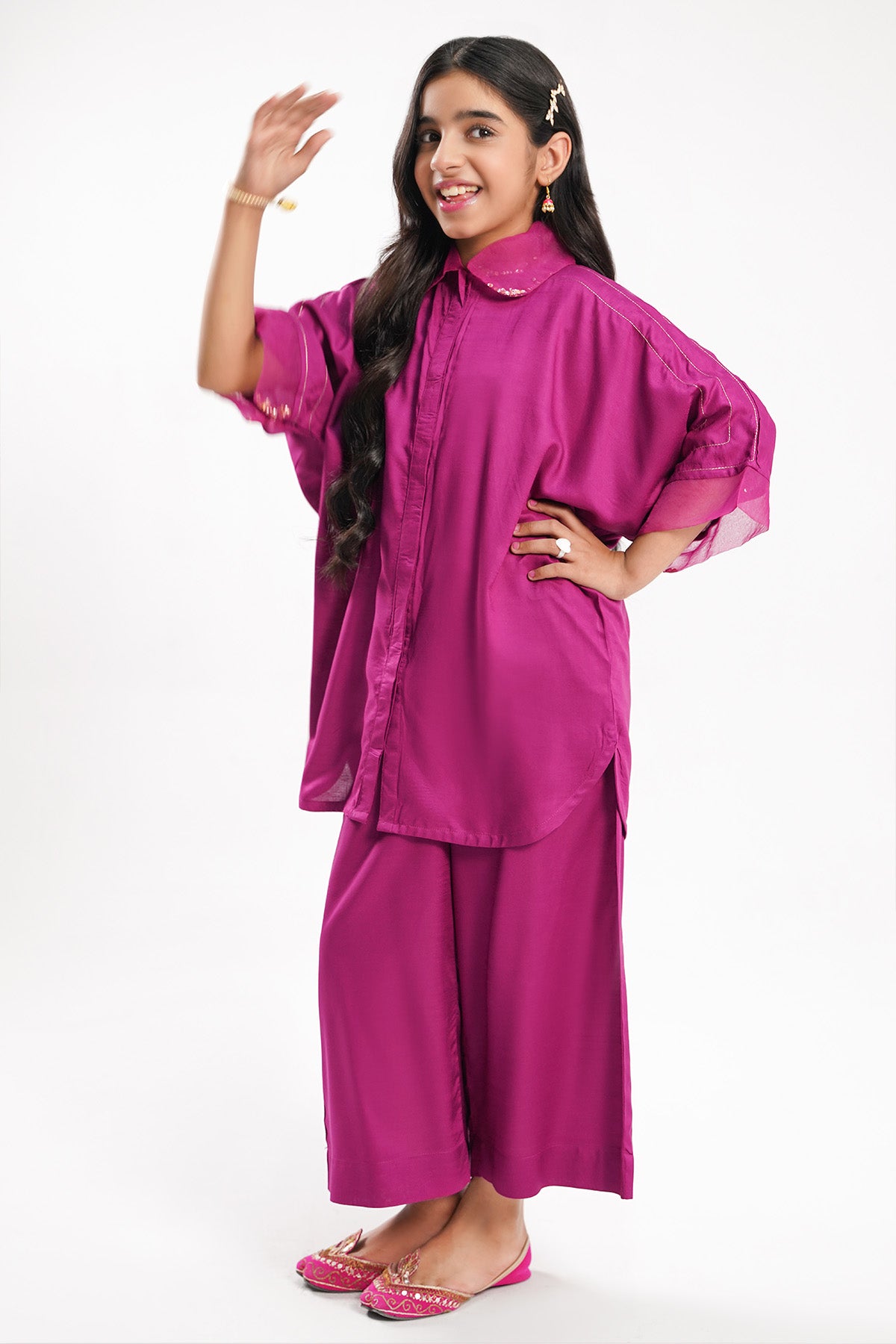 Magenta Muse 2 Piece Suit - KPL09126