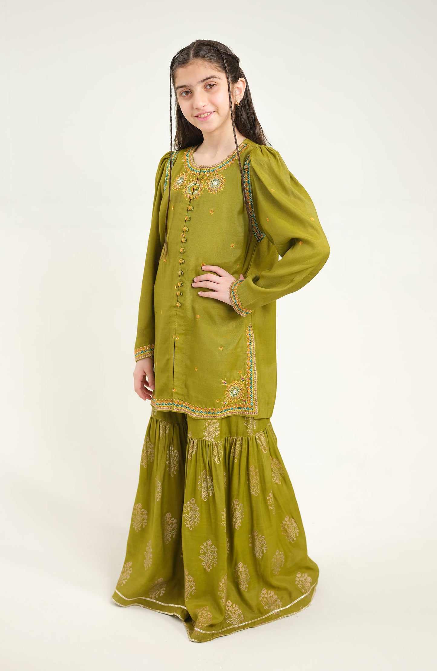 Girl Gulal 2 Piece Suit