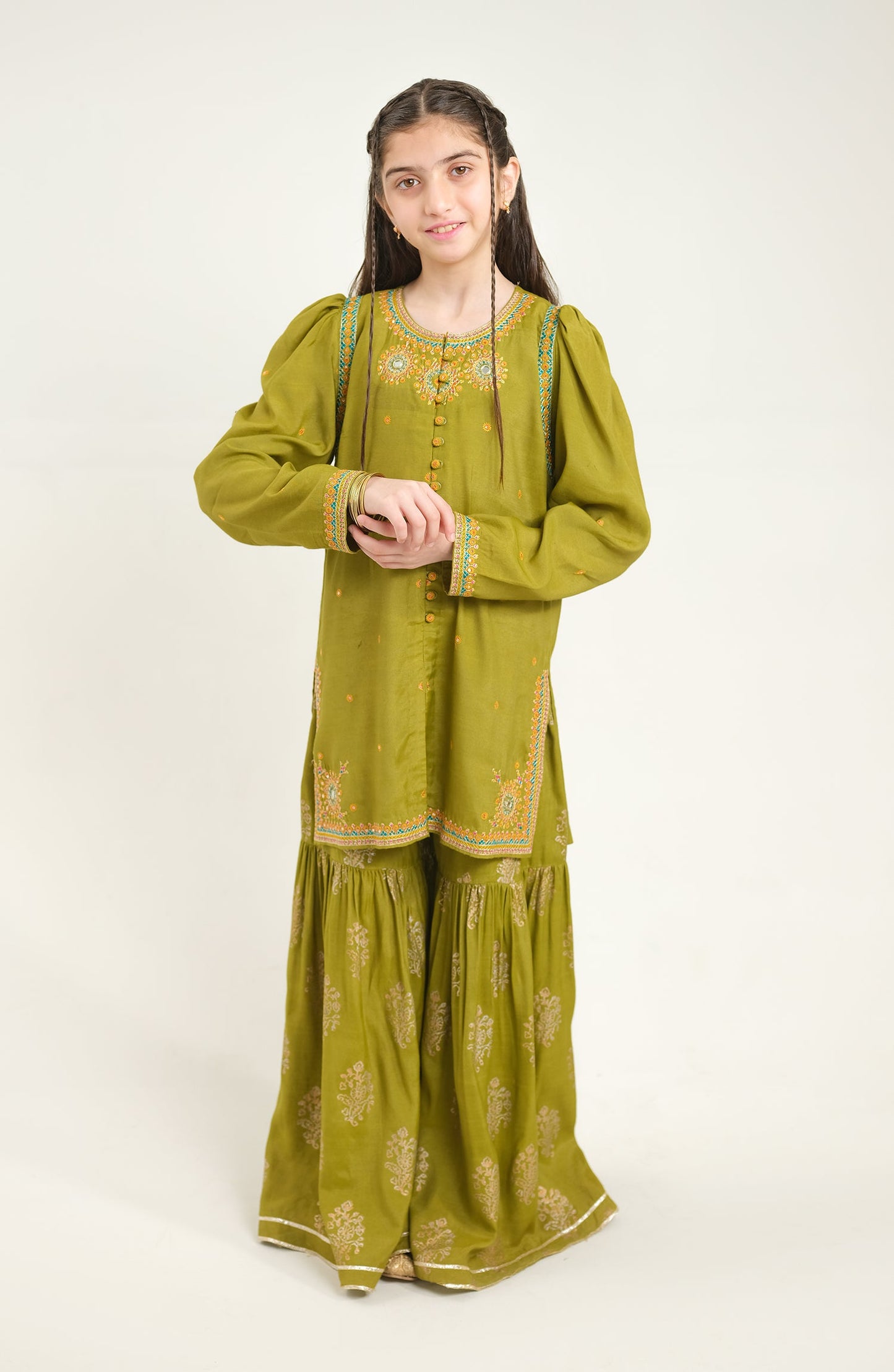 Girl Gulal 2 Piece Suit