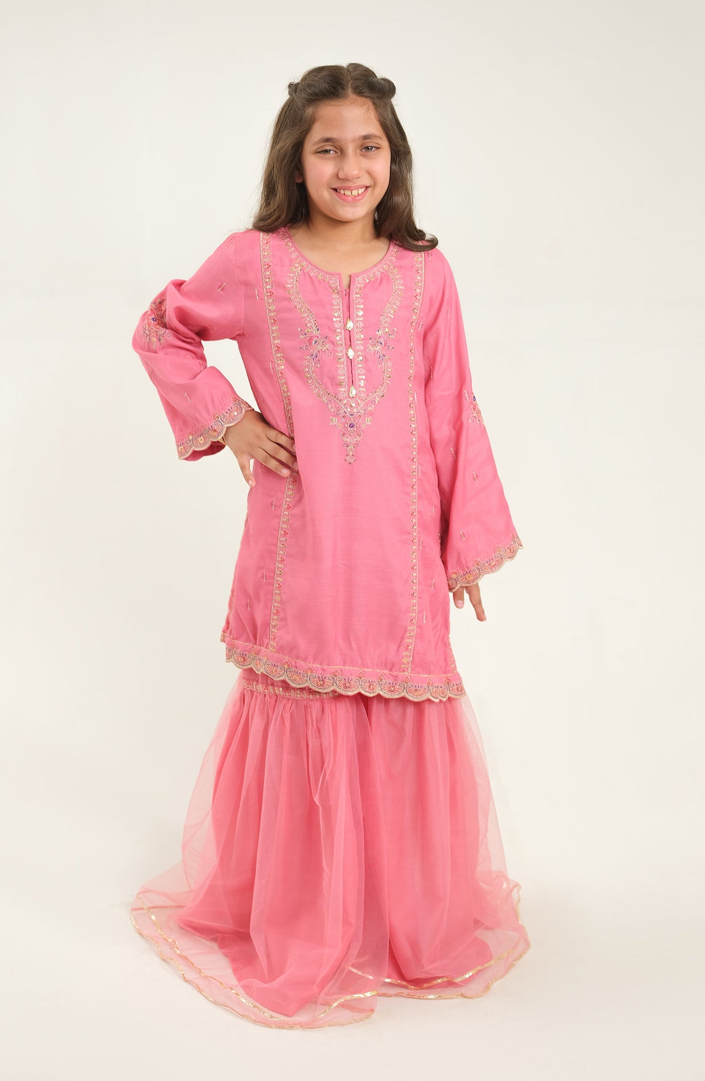 Girl Rose Quartz 2 Piece Suit