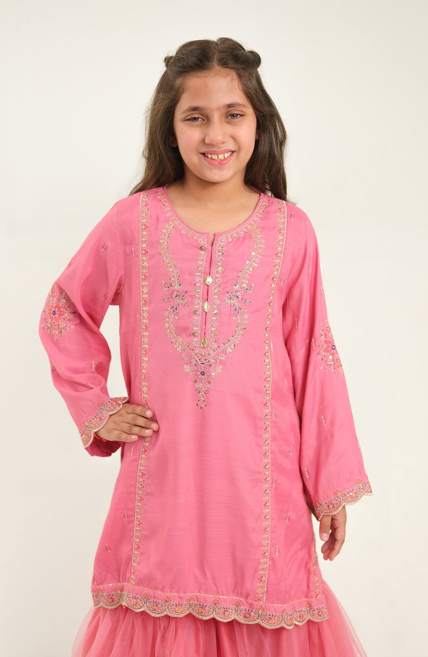 Girl Rose Quartz 2 Piece Suit
