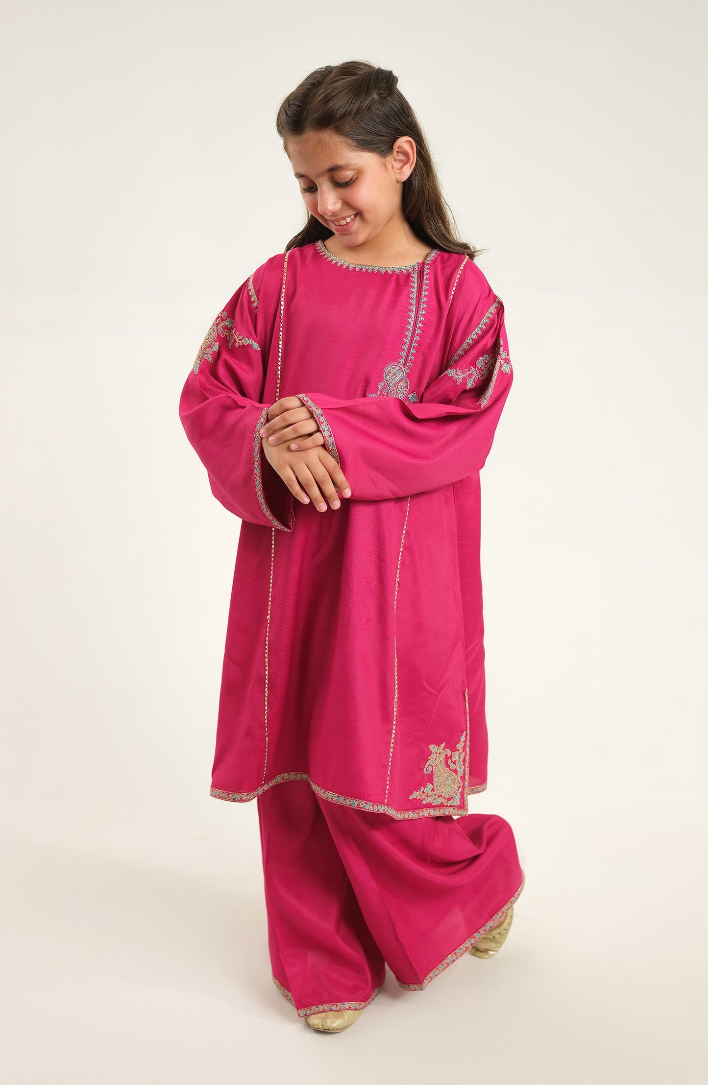 Girl Kashmiri Vibes 2 Piece Suit