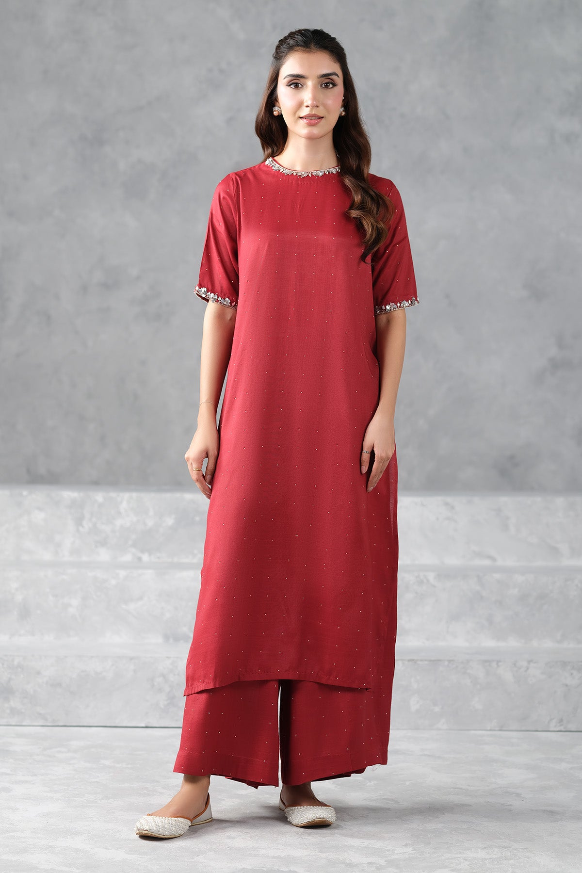 RAW SILK | EMBROIDERED