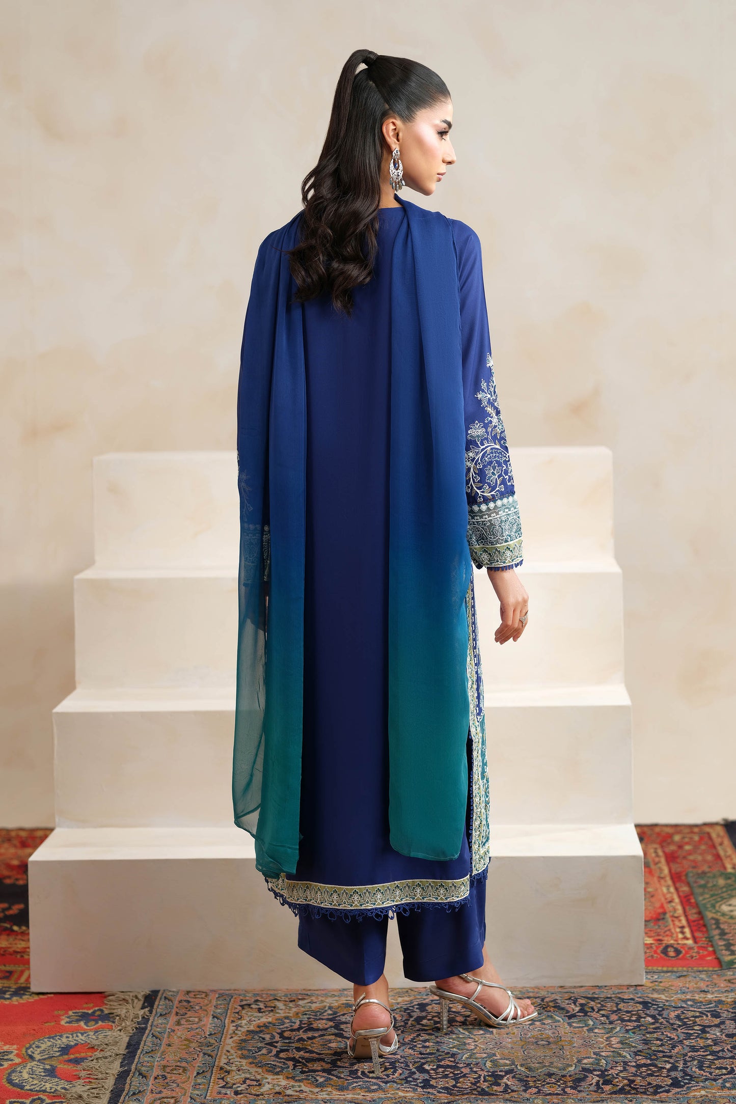 RAW SILK | EMBROIDERED