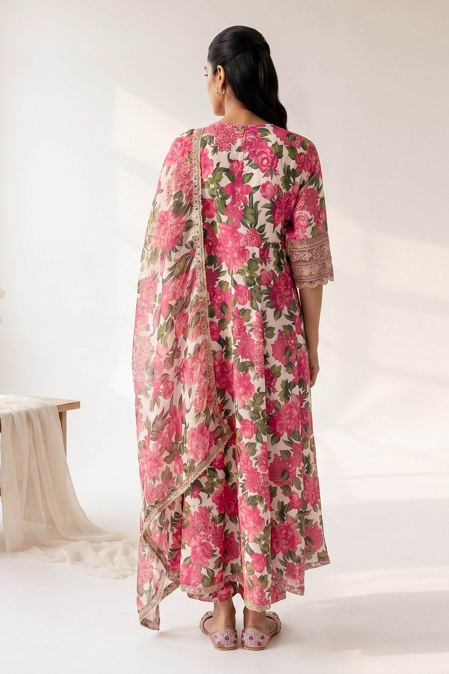 RAW SILK | EMBROIDERED