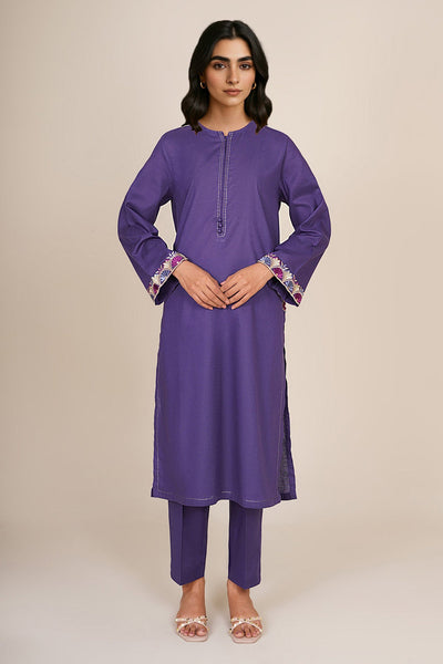 2 Piece - Embroidered Khaddar Suit - KPW24-P3141-141 - Shop Now at Kayseria