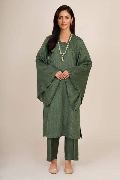 2 Piece - Embellished Jacquard Suit - KPW25-P3660 - Shop Now at Kayseria