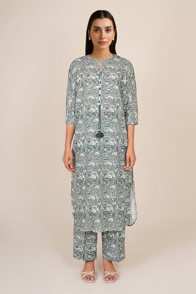 2 Piece - Printed Khaddar Suit - KPW25-P3669 - Shop Now at Kayseria