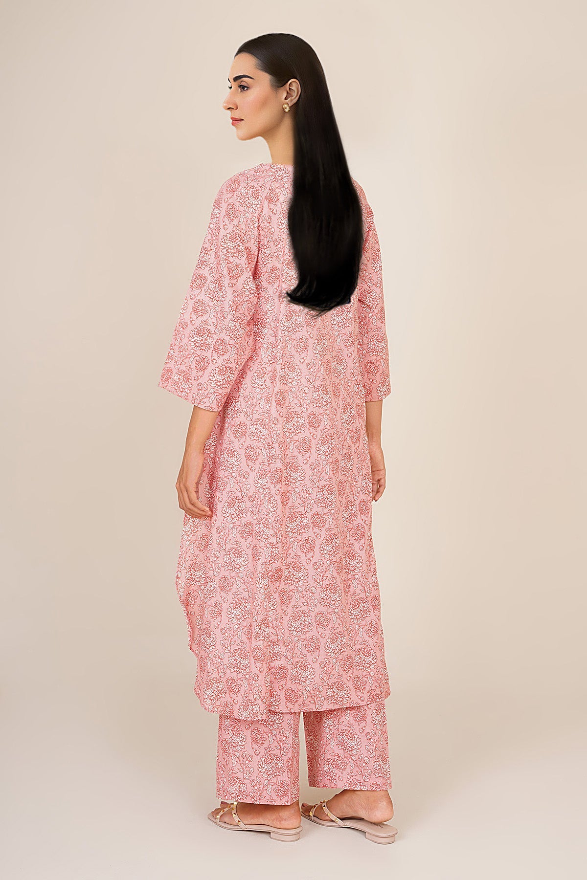 2 Piece - Printed & Embellished Khaddar Suit - KPW25-P3673
