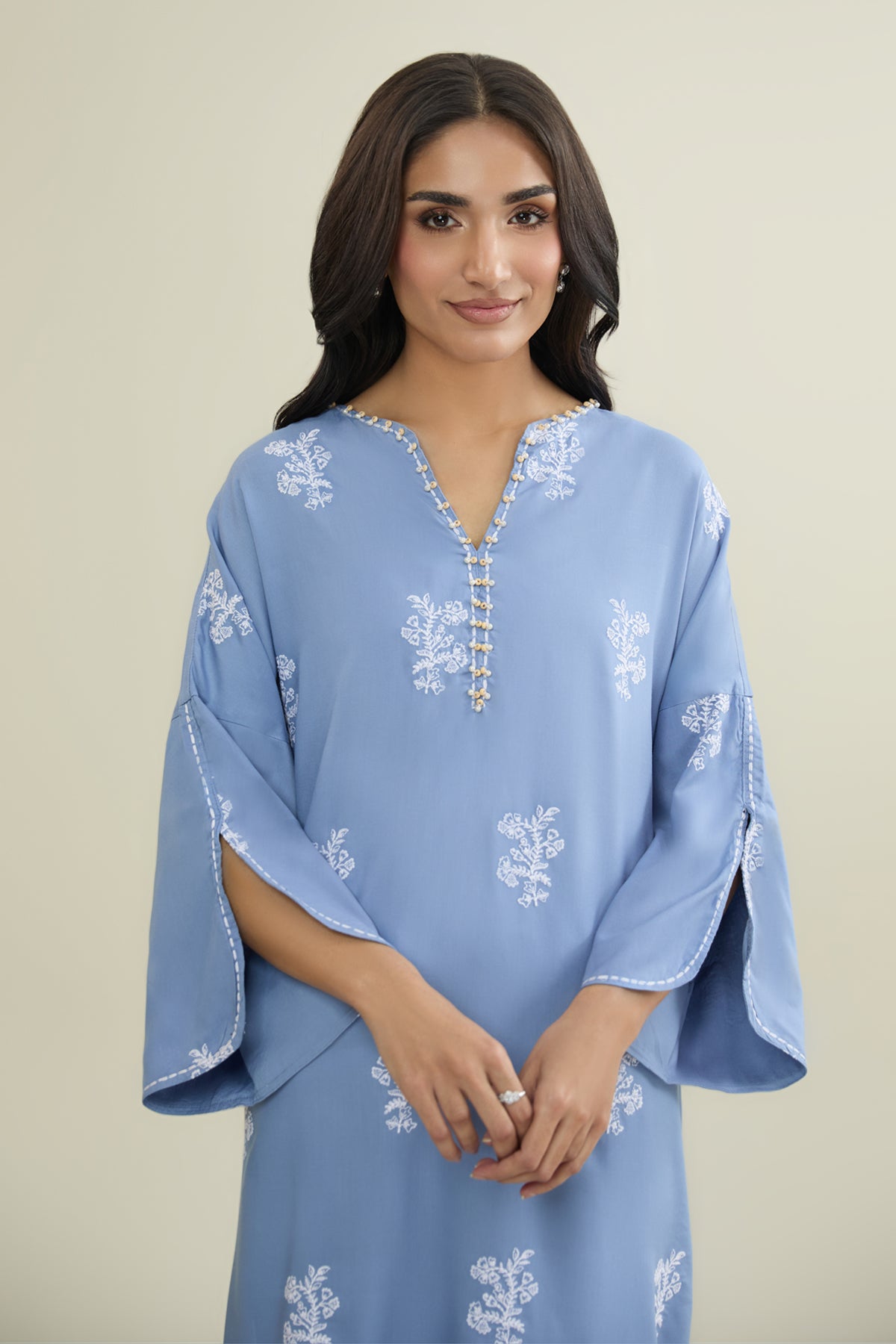 2 Piece - Embroidered Suit - KPW25-P3752 - Shop Now at Kayseria