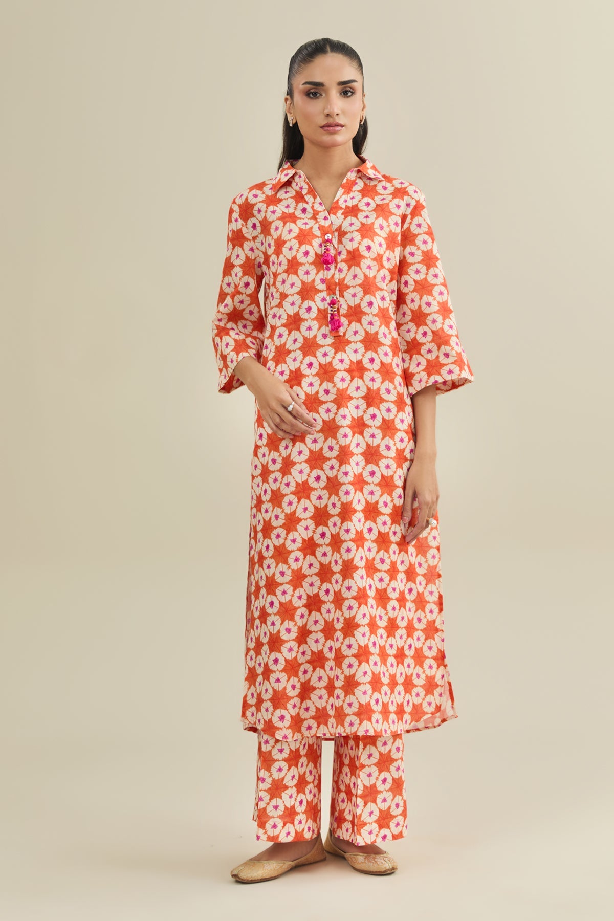 2 Piece - Printed Khaddar Suit - KPW25-P3770 - Shop Now at Kayseria