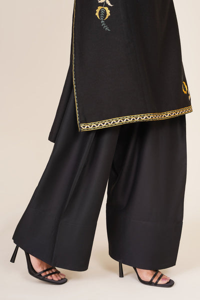 Dyed Linen Shalwar - KPW25-P3787 - Shop Now at Kayseria