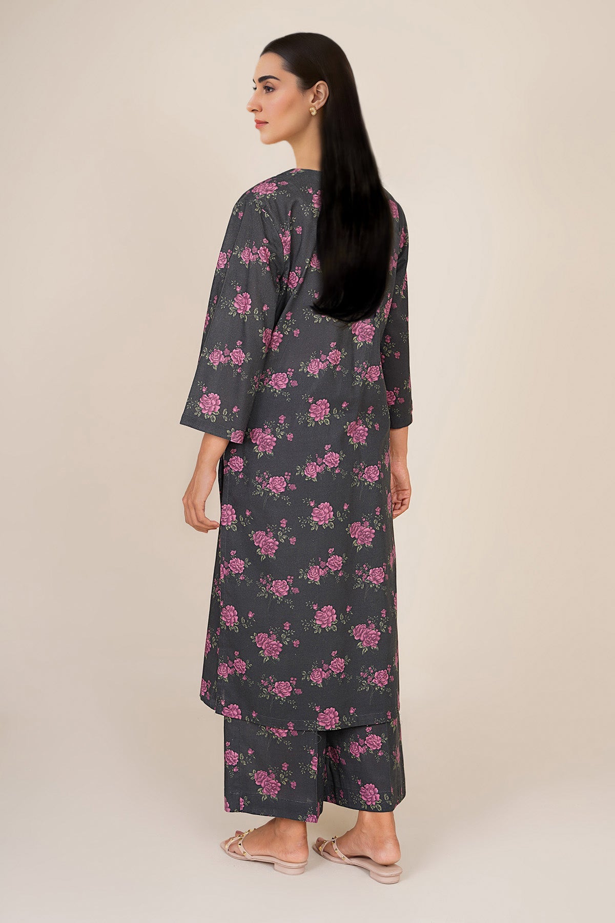 2 Piece - Printed Khaddar Suit - KPW25-P3802
