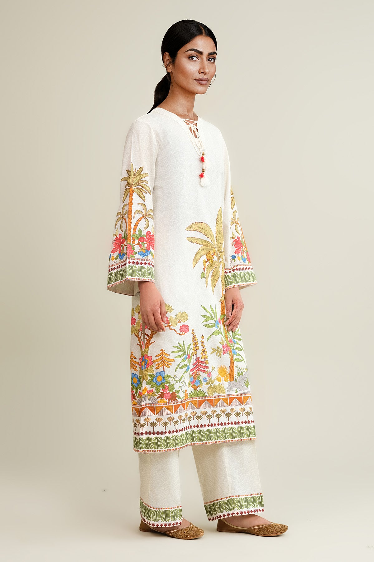 2 Piece - Printed Khaddar Suit - KPW25-P3813 - Shop Now at Kayseria