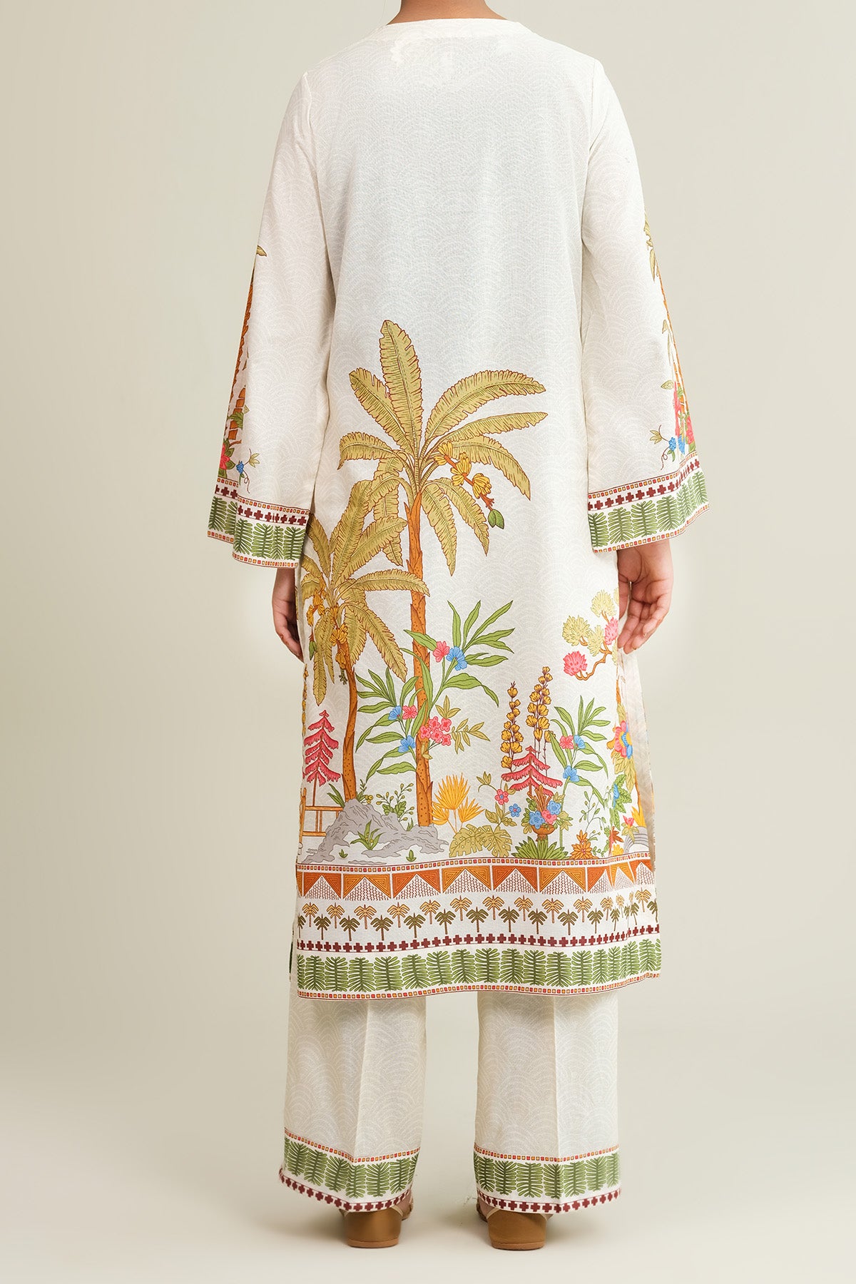 2 Piece - Printed Khaddar Suit - KPW25-P3813 - Shop Now at Kayseria