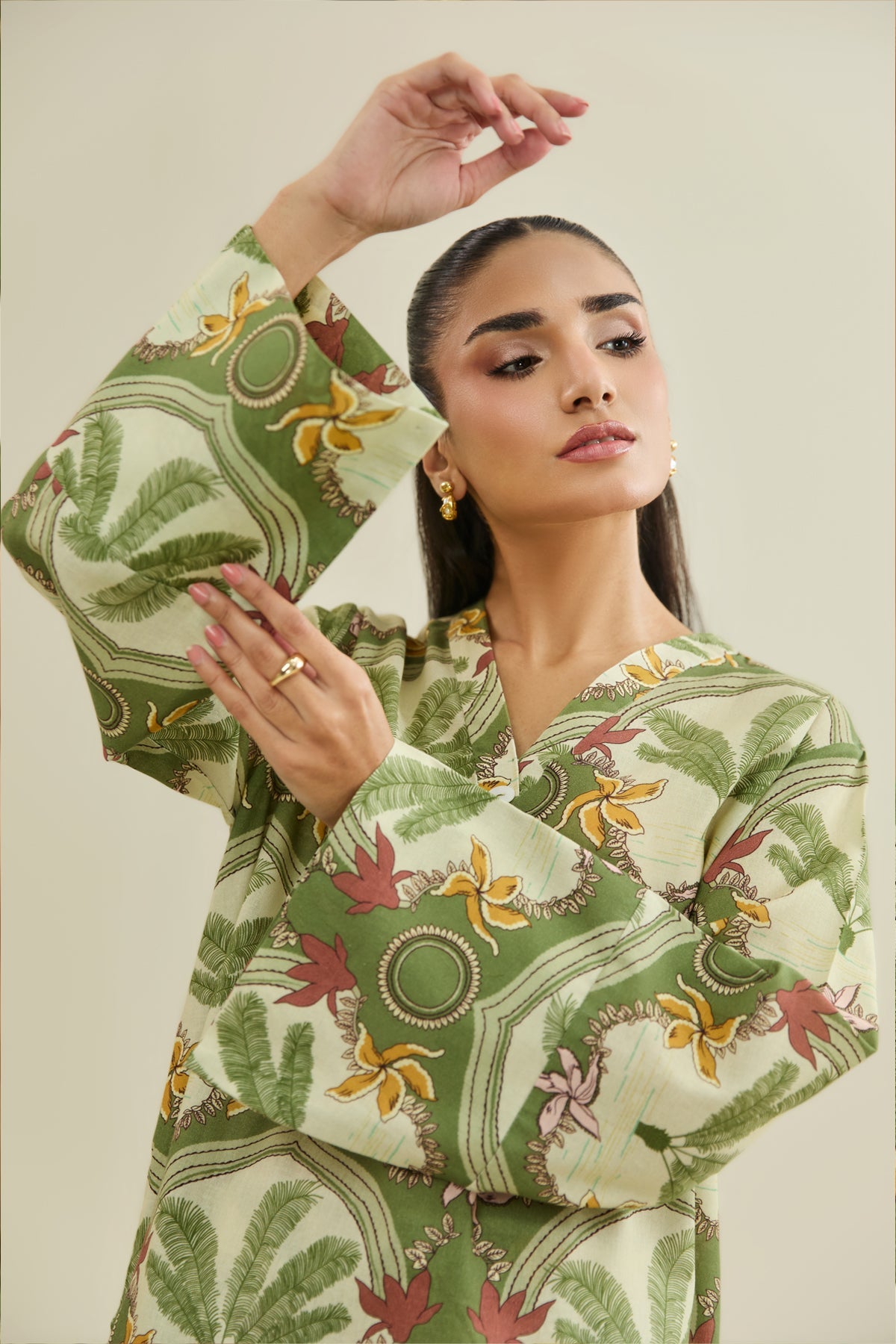2 Piece - Printed Khaddar Suit - KPW25-P3817 - Shop Now at Kayseria