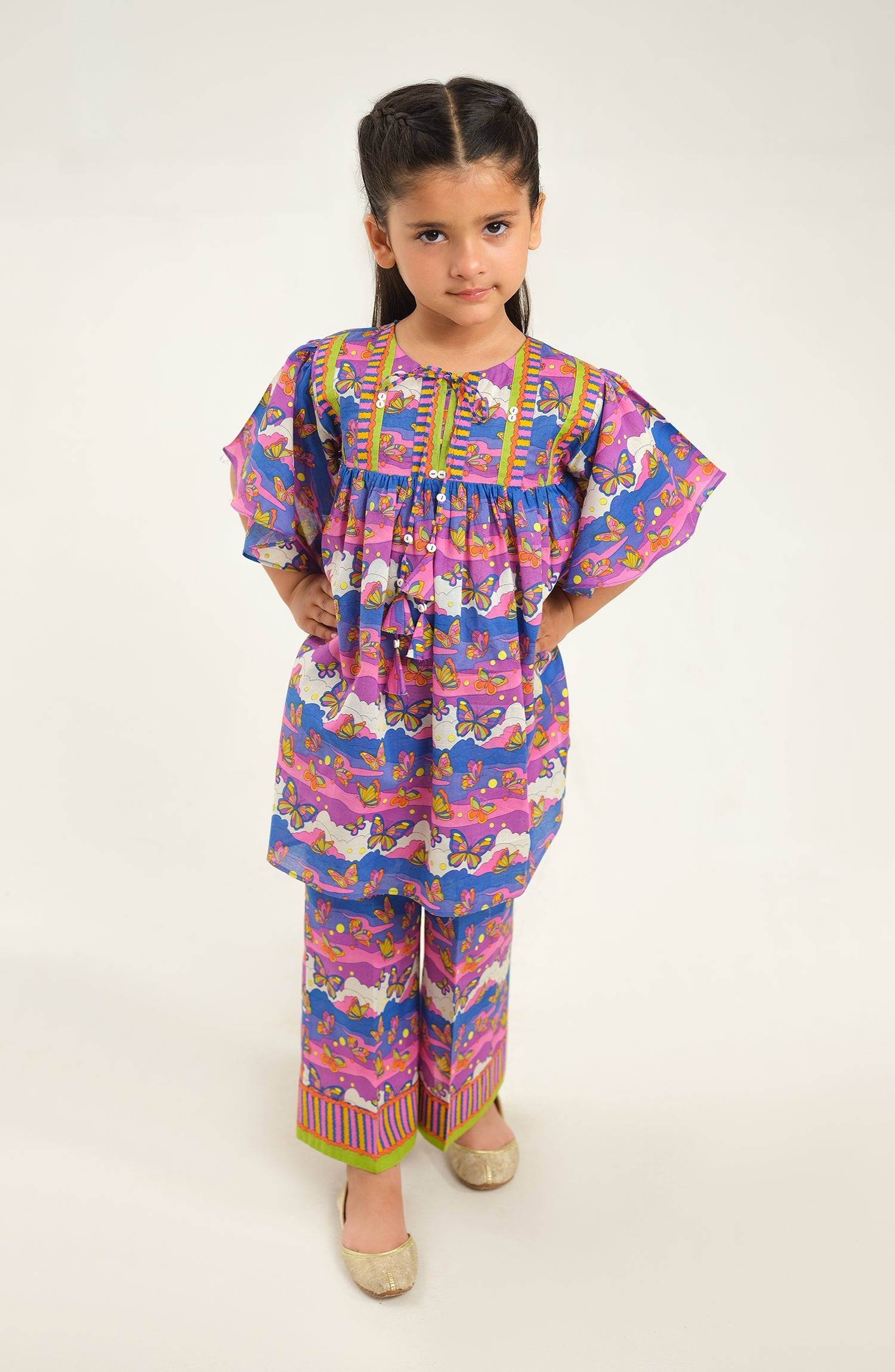 Girls Butterfly Bonanza 2piece Suit - LCP705125IF - Shop Now at Leisure Club