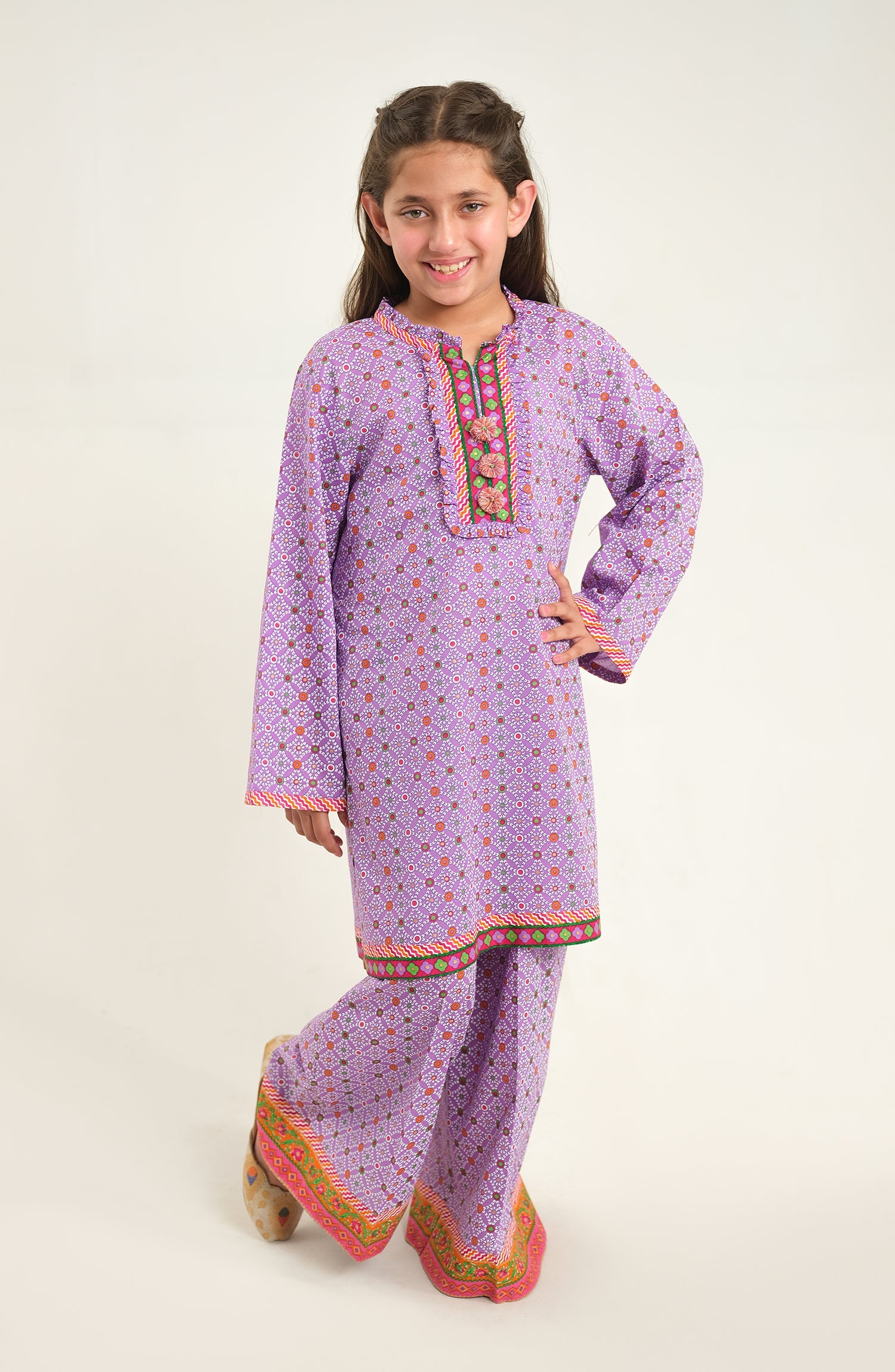 GirlsLavender 2piece Suit - LCP711125IF - Shop Now at Leisure Club