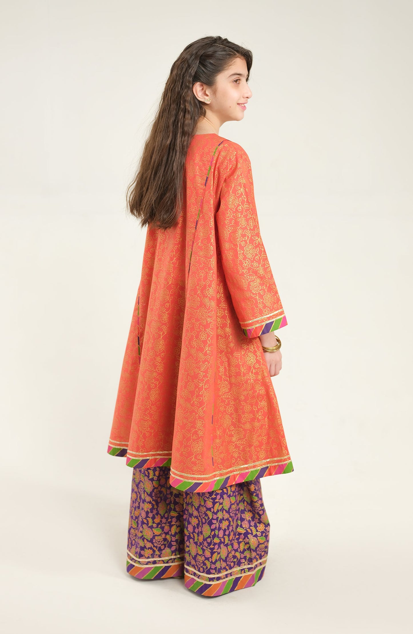 Girl Purple Sapphire 2 Piece Suit