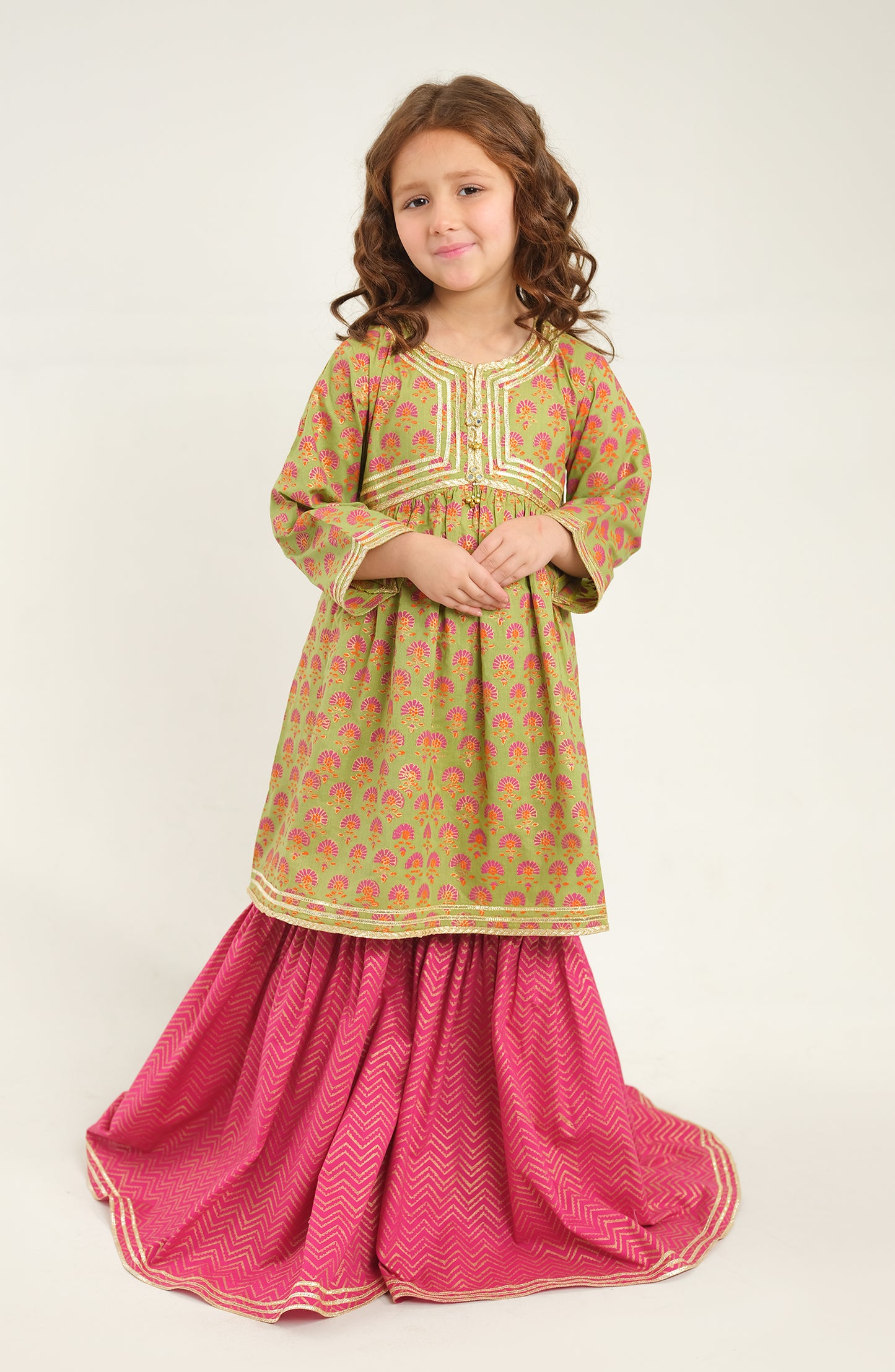 Girls Noor Bano 2 Piece Suit