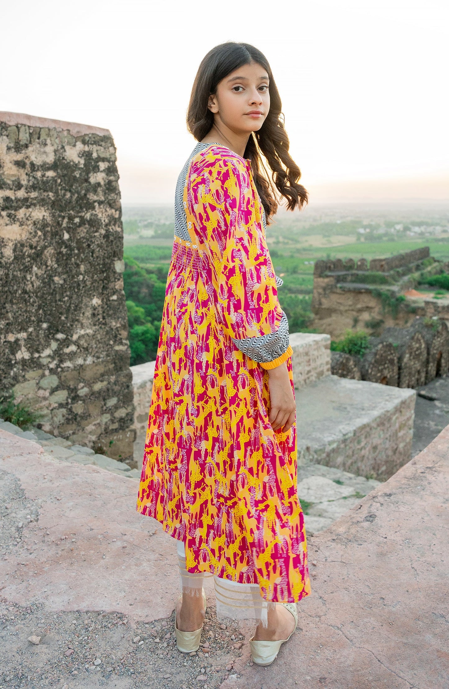 Narangi Long Dress