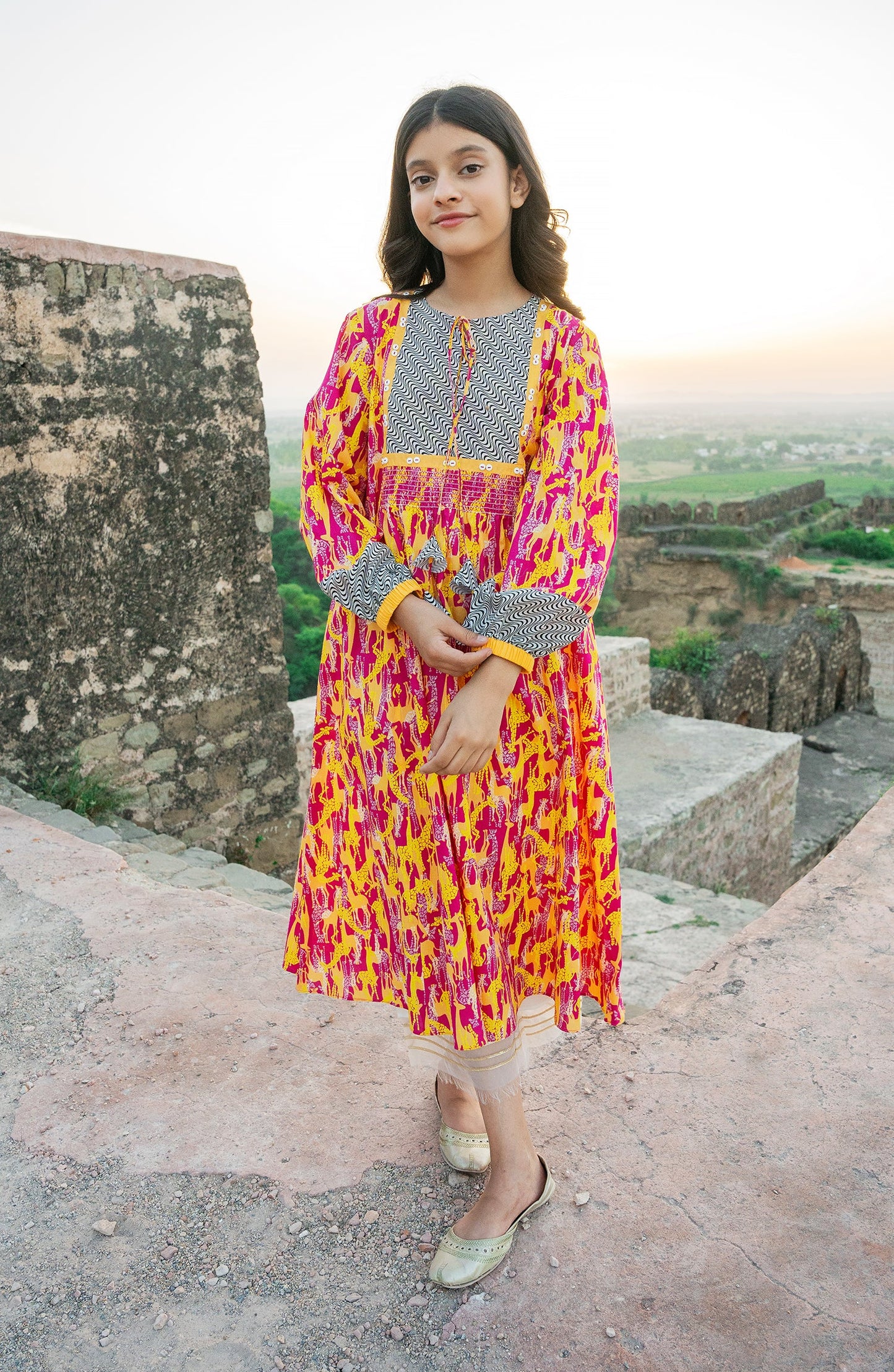 Narangi Long Dress