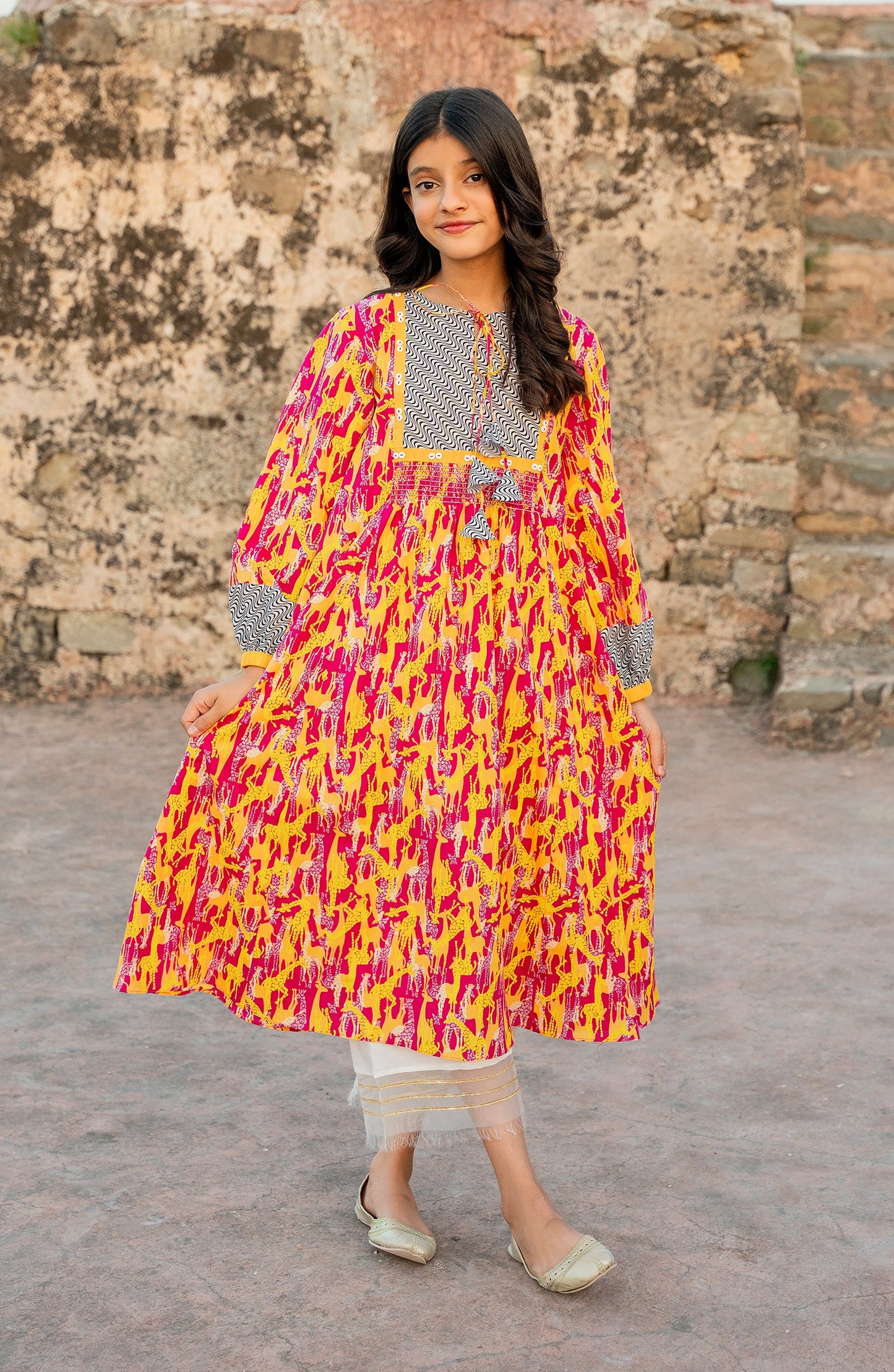 Narangi Long Dress