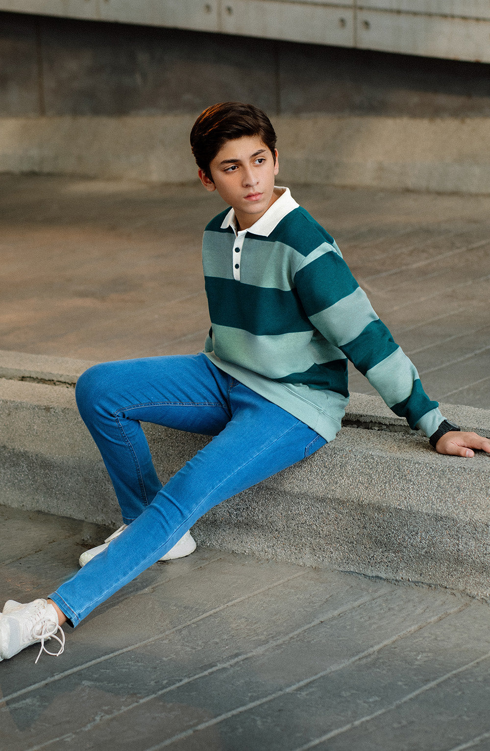 Striper Polo - LCSTB 8 - Shop Now at Leisure Club