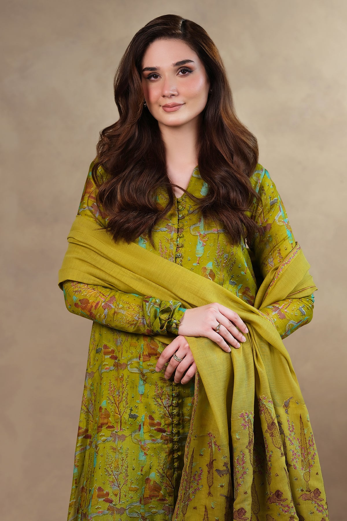 4 Piece - Printed Kara Cotton Suit - MC1602 - Shop Now at Kayseria