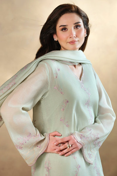 4 Piece - Embroidered Kara Cotton Suit - MC1801-1 - Shop Now at Kayseria