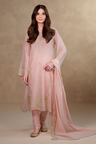 4 Piece - Embroidered Kara Cotton Suit - MC1801-2 - Shop Now at Kayseria