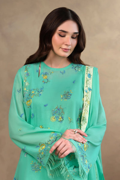 4 Piece - Embroidered Dhaka Malmal Suit - MC1814 - Shop Now at Kayseria