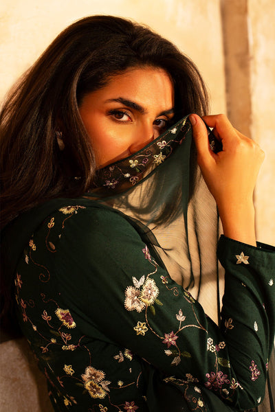 3 Piece - Embroidered Karandi Suit - MC2031 - Shop Now at Kayseria
