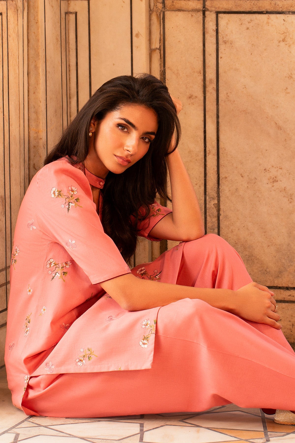 2 Piece - Embroidered Khaddar Suit - MC2104 - Shop Now at Kayseria