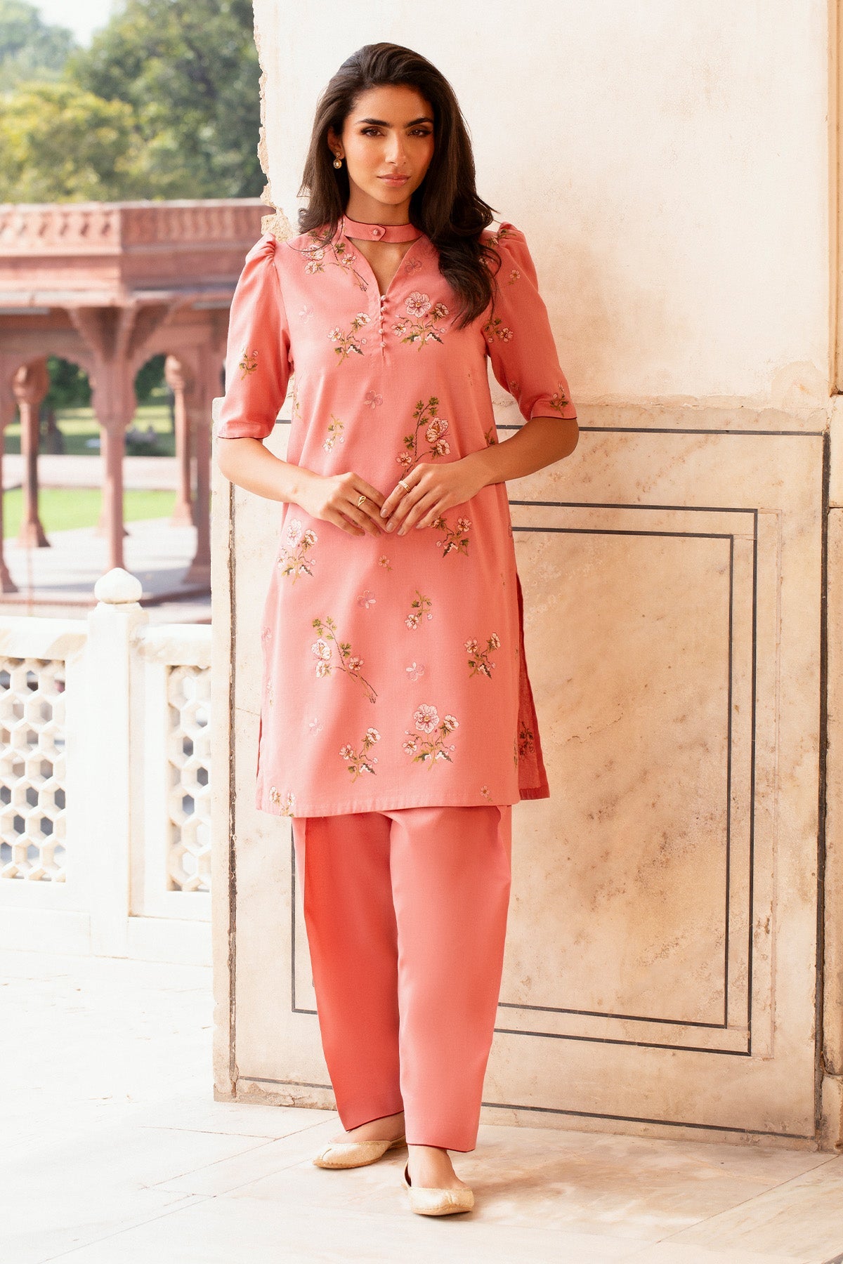 2 Piece - Embroidered Khaddar Suit - MC2104 - Shop Now at Kayseria