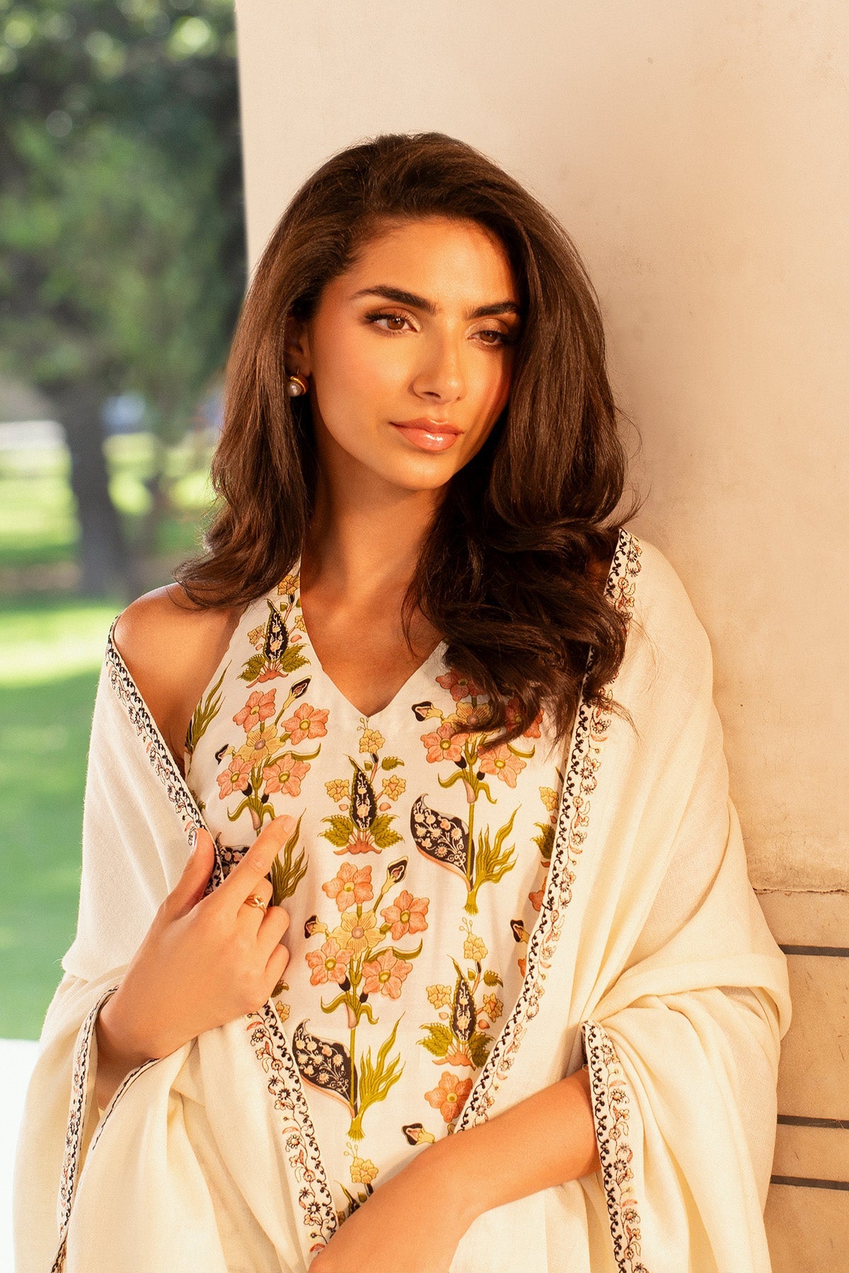 2 Piece - Printed Khadi Silk Suit - MC2109 - Shop Now at Kayseria