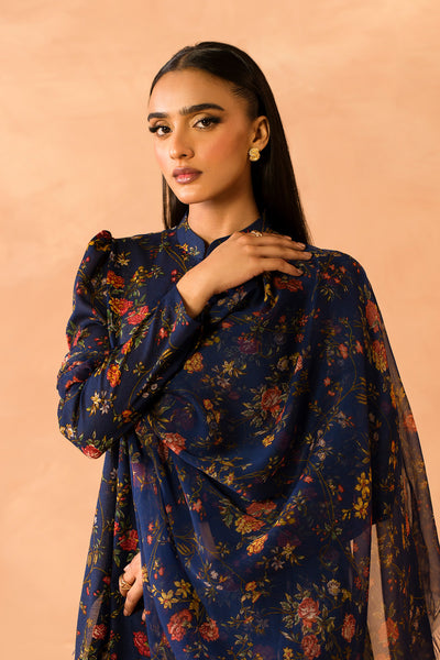 3 Piece - Printed & Khaddar Suit - MC2116